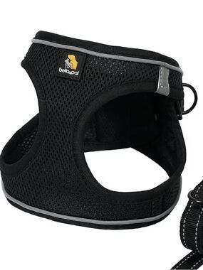Nwot Bella & pal oxymesh velcro step-in black dog cat puppy harness size M